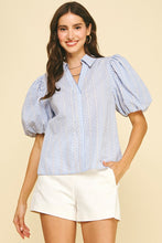 Load image into Gallery viewer, Floral Plaid Blouse Top
