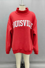 Load image into Gallery viewer, Louisville Mock Neck Reversible Sweatshirt
