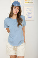 Load image into Gallery viewer, Round Neck Short Sleeve Knit Top
