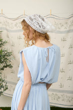 Load image into Gallery viewer, Sleeveless Balloon Crop Top &amp; Box Pleated Midi Skirt Set
