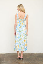 Load image into Gallery viewer, Floral &amp; Fruit Patten Sleeveless Midi Dress

