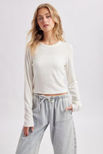 Load image into Gallery viewer, Relaxed Fit Basic Ribbed Long Sleeve Top
