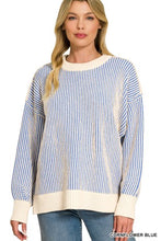 Load image into Gallery viewer, Two Tone Crewneck Sweater
