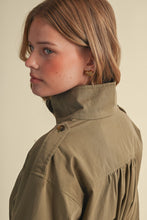 Load image into Gallery viewer, Utility Dress with Stand Up Collar
