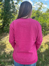 Load image into Gallery viewer, Fall &quot;Preppy Pickleball&quot; Long Sleeve Crewneck Rounded Bottom Fleece
