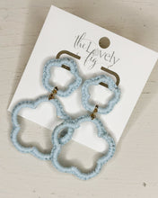 Load image into Gallery viewer, Raffia Double Circle Earrings
