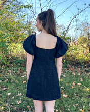 Load image into Gallery viewer, Cassidy Mixed Media Tweed Dress
