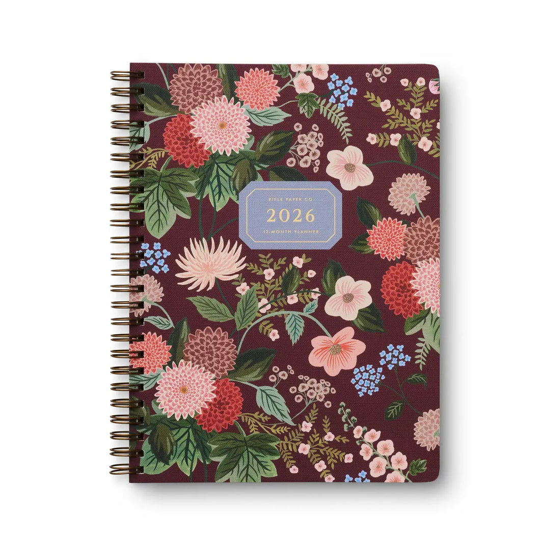Dahlia 12-Month Spiral Appointment Planner