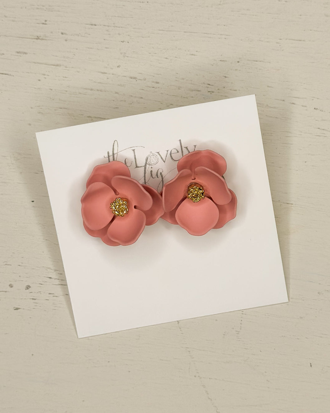 Manda Flower Stud Earrings