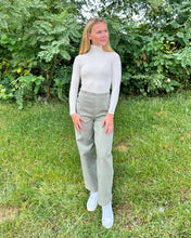 Load image into Gallery viewer, SPANX Stretch Twill Cropped Wide Leg Pants - Olive Oil
