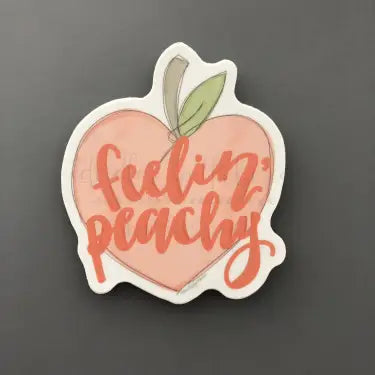 Feelin' Peachy Sticker