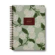 Load image into Gallery viewer, Sage Hydrangea 12-Month Spiral Appointment Planner
