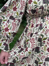 Load image into Gallery viewer, Ecru Floral Print Long Sleeve Dress
