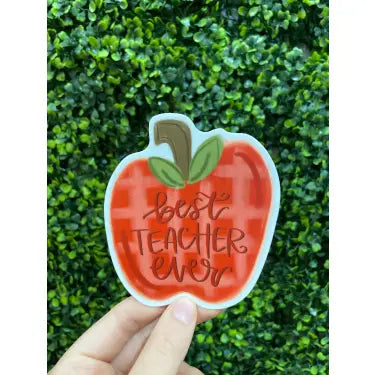 Apple Teacher Sticker