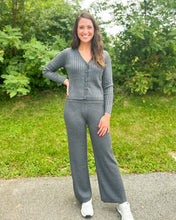 Load image into Gallery viewer, Soft Sweater Flare Pant Set
