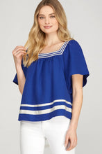 Load image into Gallery viewer, Game Day Flare Short Sleeve Top
