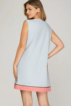 Load image into Gallery viewer, Sleeveless Embroidered Mini Dress
