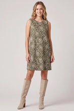 Load image into Gallery viewer, Sleeveless Embroidery Suede Mini Dress

