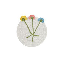 Load image into Gallery viewer, Flower Crochet Trivet
