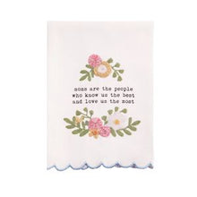 Load image into Gallery viewer, Embroidered Mom Tea Towel

