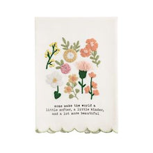 Load image into Gallery viewer, Embroidered Mom Tea Towel
