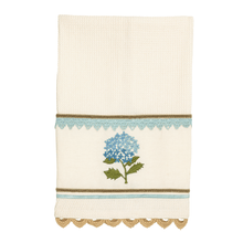 Load image into Gallery viewer, Flower Embroidery Tea Towel
