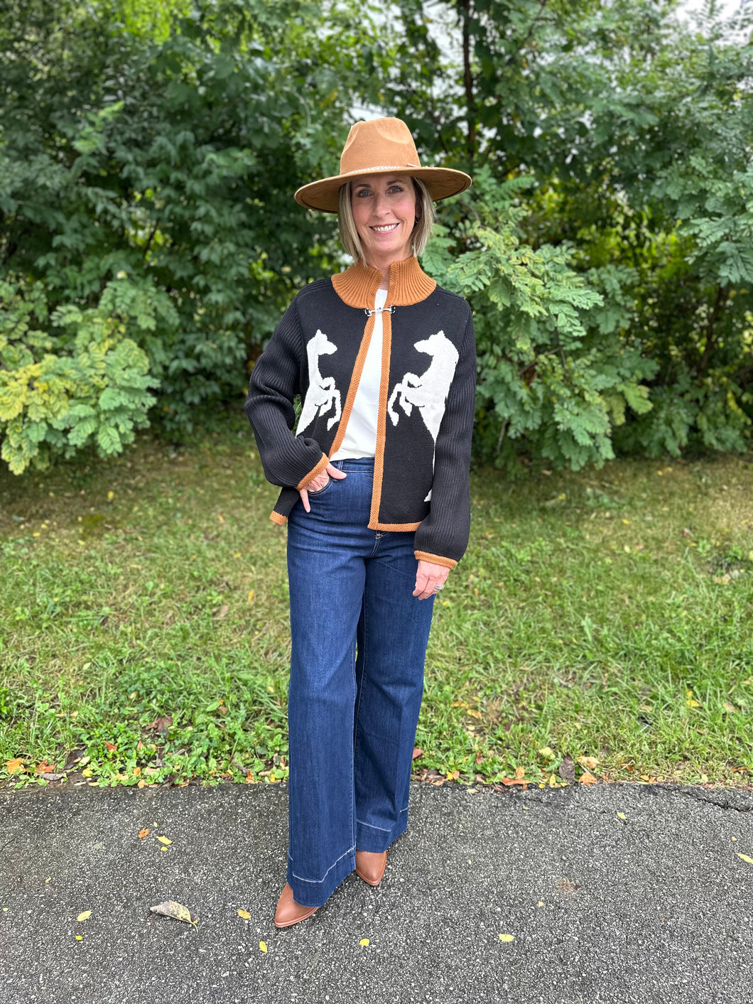 Horse Knit Cardigan