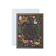 Woodland Welcome Little One Card