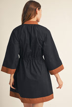 Load image into Gallery viewer, Embroidered Applique Tassel Tie Woven Dress
