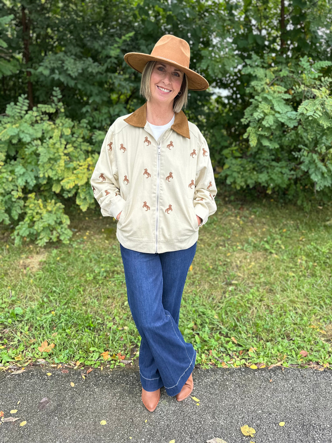 Horse Embroidery Jacket