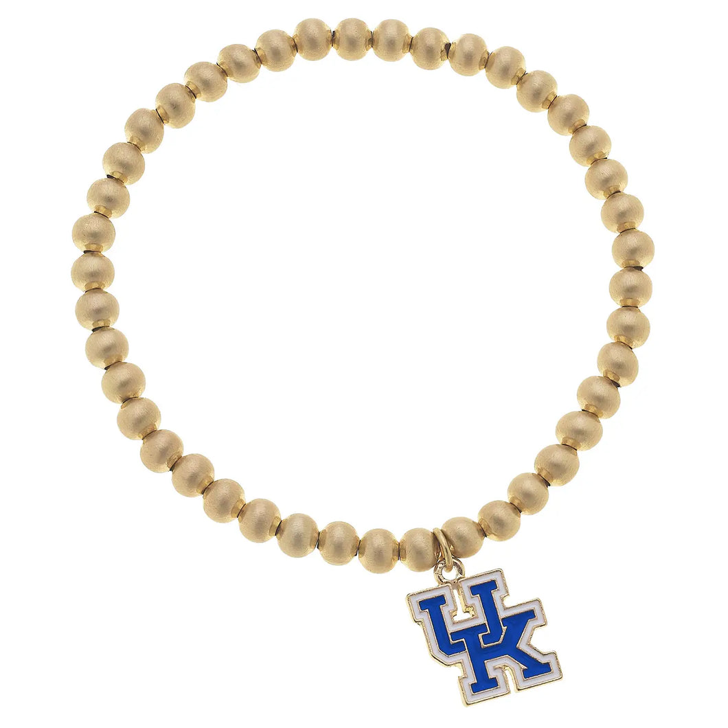 Kentucky Wildcats Ball Bead Stretch Bracelet