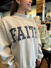 Load image into Gallery viewer, Faith Embroidered Mock Neck Sweatshirt
