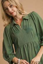 Load image into Gallery viewer, Embroidered Floral Tiered Midi Dress
