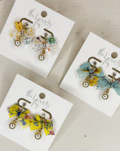 Load image into Gallery viewer, Ribbon &amp; Pearl Earrings
