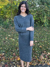 Load image into Gallery viewer, Brushed Midi Sweater Skirt Set
