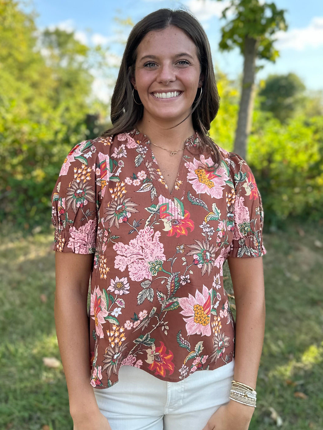 Floral Print Top