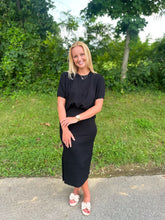 Load image into Gallery viewer, Ribbed Knit Sweater Top and Skirt Set
