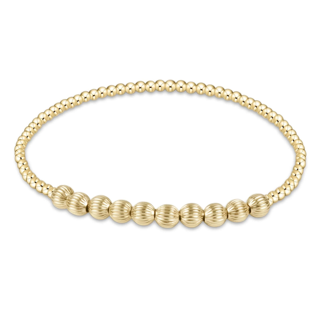 Dignity Bliss Bead Bracelet - Gold