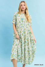 Load image into Gallery viewer, Paisley Print Maxi Dress
