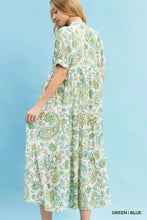 Load image into Gallery viewer, Paisley Print Maxi Dress

