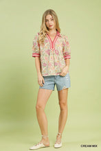Load image into Gallery viewer, Floral Puff Sleeve Blouse

