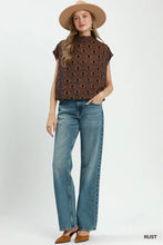 Load image into Gallery viewer, Velvet Mock Neck Cap Sleeve Top
