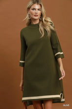 Load image into Gallery viewer, Mock Neck Knit Sweater Dress
