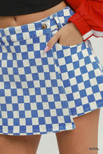 Load image into Gallery viewer, Checkered Wrap Skort

