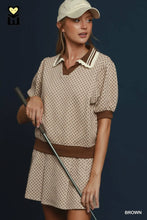 Load image into Gallery viewer, Jacquard Knit Pullover &amp; Skort Set
