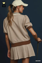 Load image into Gallery viewer, Jacquard Knit Pullover &amp; Skort Set
