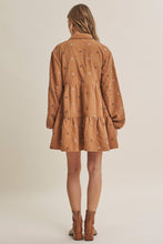 Load image into Gallery viewer, Meadow Market Daisy Embroidered Corduroy Mini Dress
