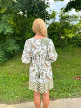 Load image into Gallery viewer, Mixed Print Smocking Detail Dress
