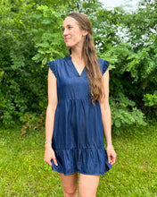 Load image into Gallery viewer, Berenice Dark Denim Dress
