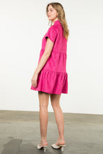 Load image into Gallery viewer, Short Sleeve Suede Dress
